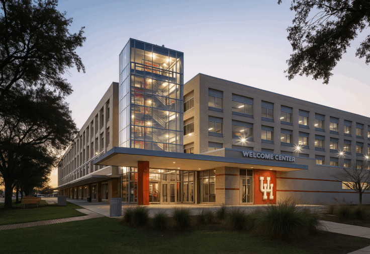 University of Houston Welcome Center Exterior