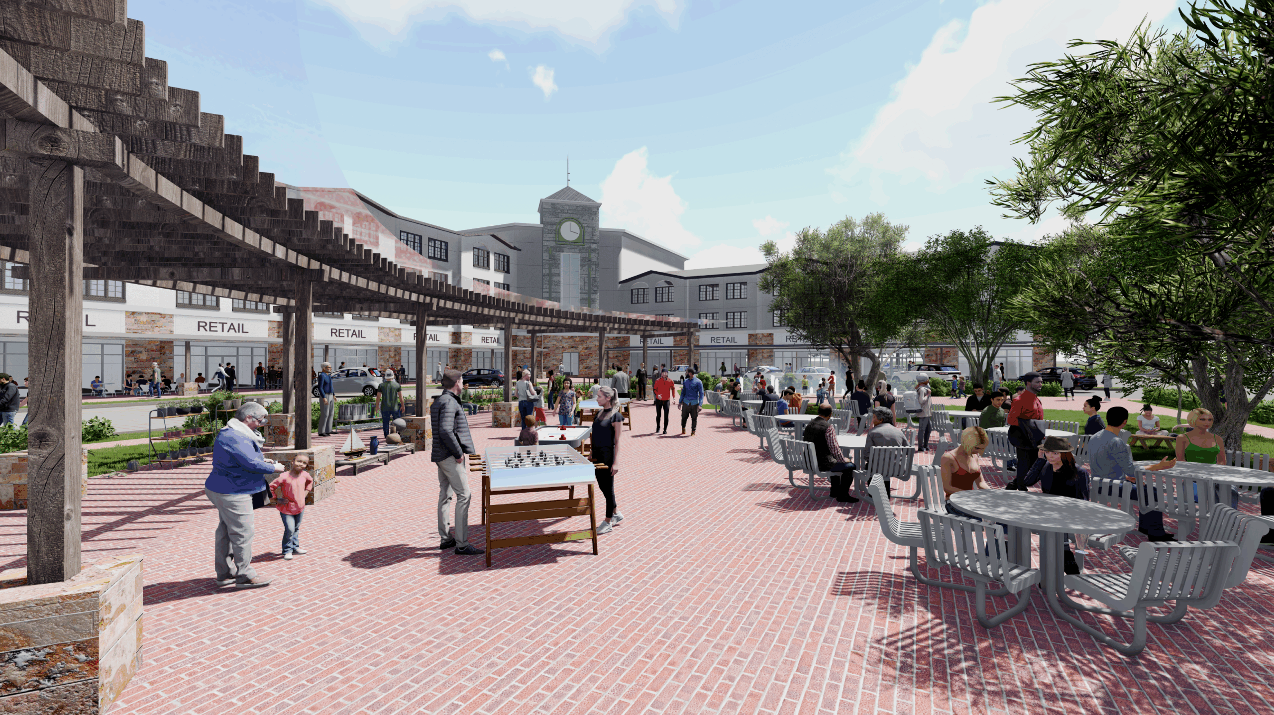 Bastrop Hotel Rendering