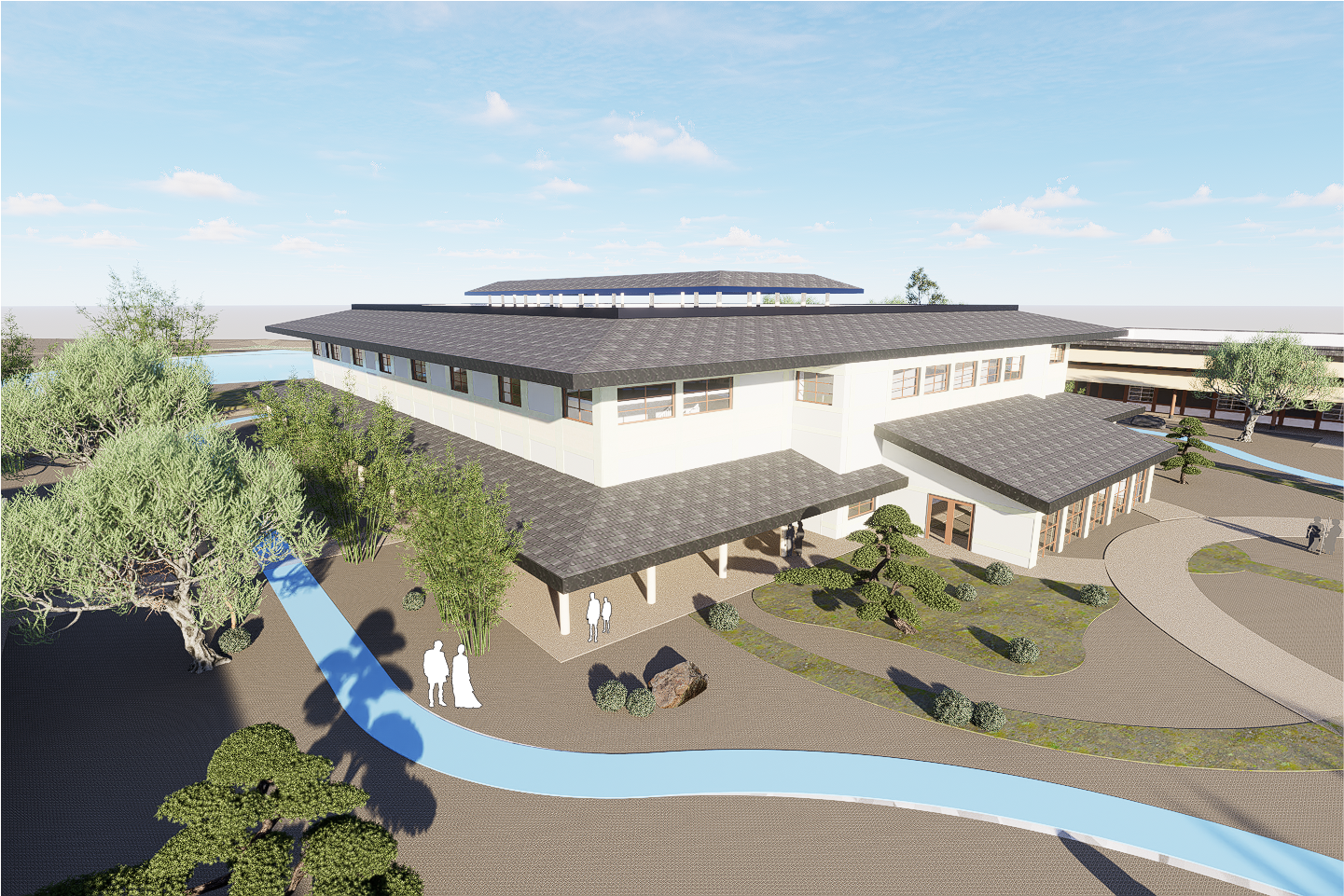 zen garden rendering